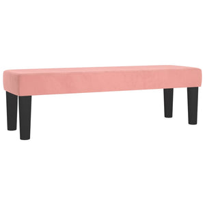 Κρεβάτι Boxspring με Στρώμα Ροζ 160x200 εκ. Βελούδινο - Pakobazaar