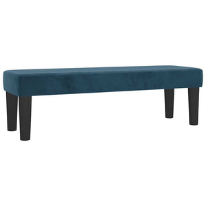 Κρεβάτι Boxspring με Στρώμα Σκούρο Μπλε 140x200 εκ. Βελούδινο - Pakobazaar