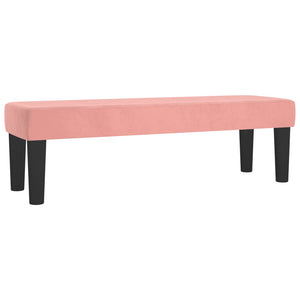 Κρεβάτι Boxspring με Στρώμα Ροζ 160x200 εκ. Βελούδινο - Pakobazaar
