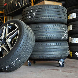 Τρόλεϊ Μεταφοράς 2 Τεμ. Μαύρα 58 x 38 x 12 εκ. Πολυπροπυλένιο