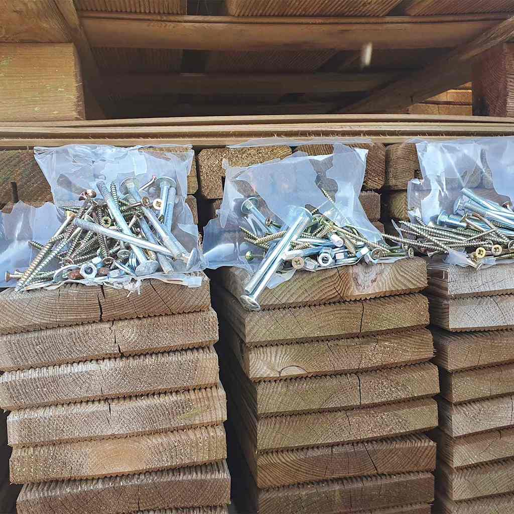 Γέφυρα Κήπου 170 x 74 x 105 από Εμποτισμένο Μασίφ Ξύλο Πεύκου
