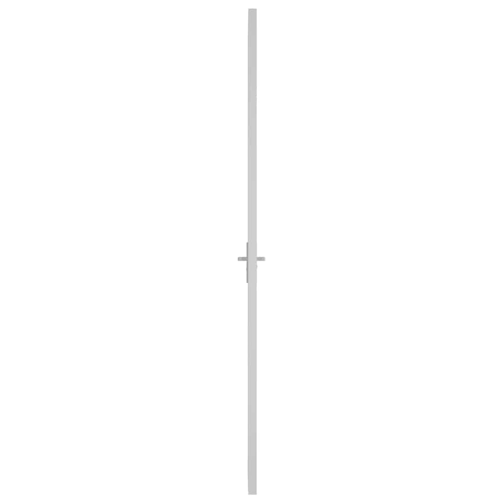 Εσωτερική Πόρτα 76 x 201,5 εκ. Λευκό ESG Γυαλί και Αλουμίνιο