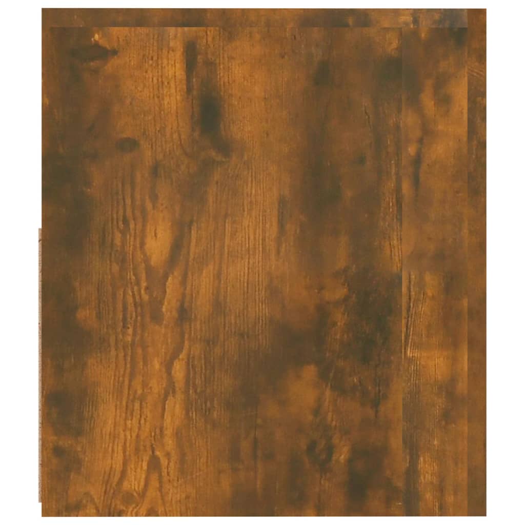 Κομοδίνα με LED 2 τεμ. Καπνιστή δρυς 60 x 35 x 40 εκ.