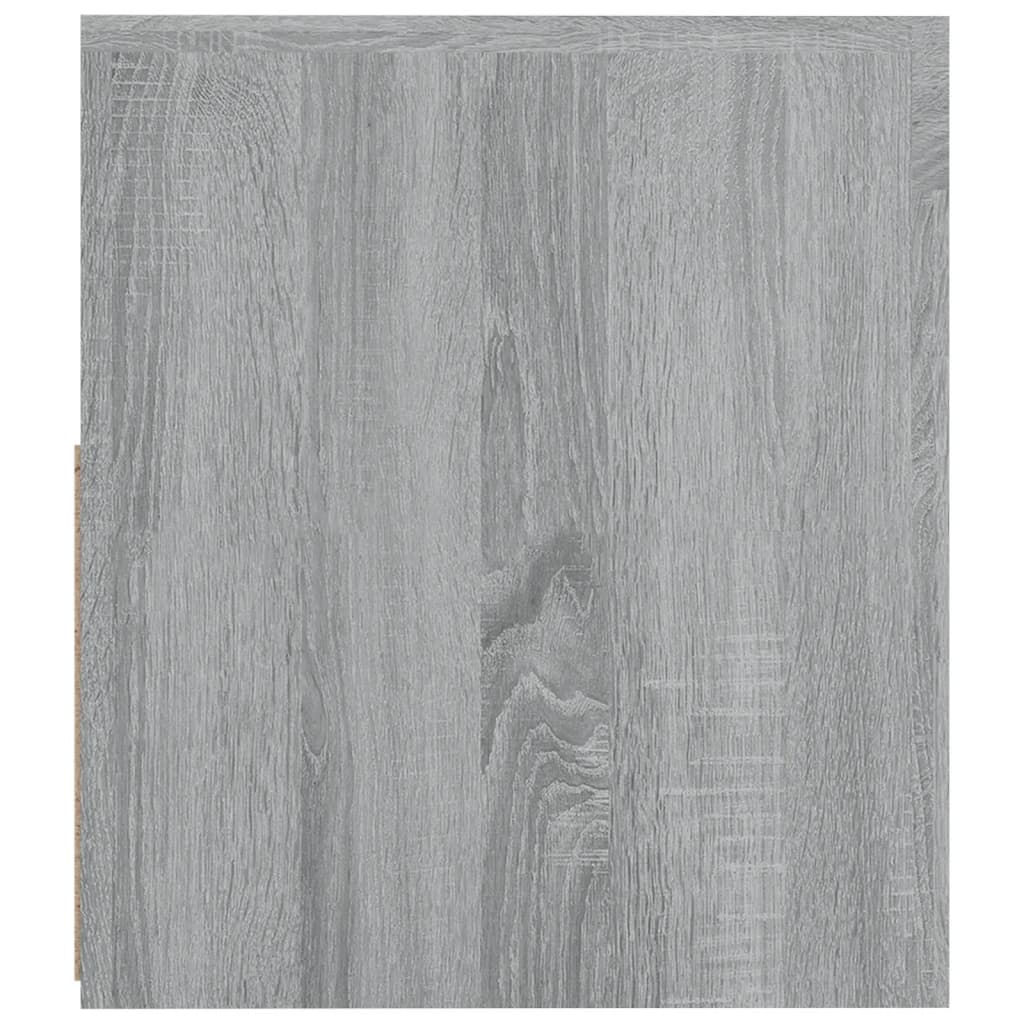 Κομοδίνα με LED 2 τεμ. Γκρι Sonoma 60 x 35 x 40 εκ.