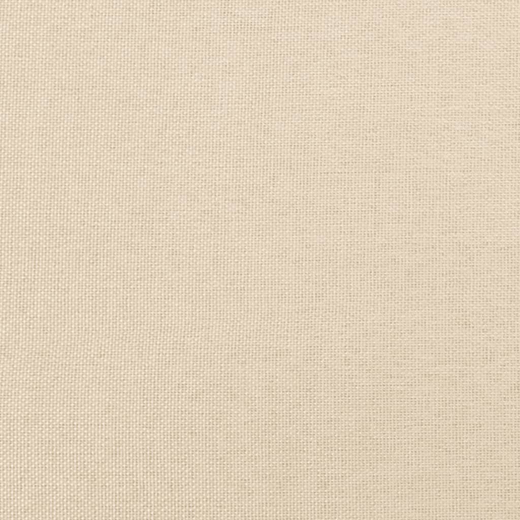 Κρεβάτι Boxspring με Στρώμα Κρεμ 90x190 εκ.Υφασμάτινο