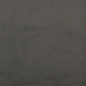 Κρεβάτι Boxspring με Στρώμα Σκούρο Γκρι 80x200 εκ. Βελούδινο