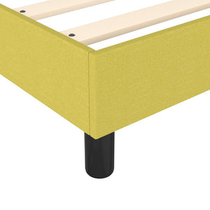 Κρεβάτι Boxspring με Στρώμα Πράσινο 90x190 εκ.Υφασμάτινο