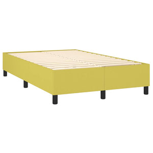 Κρεβάτι Boxspring με Στρώμα Πράσινο 120x200 εκ. Υφασμάτινο