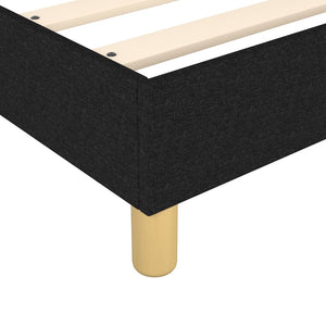 Κρεβάτι Boxspring με Στρώμα Μαύρο 100 x 200 εκ. Υφασμάτινο