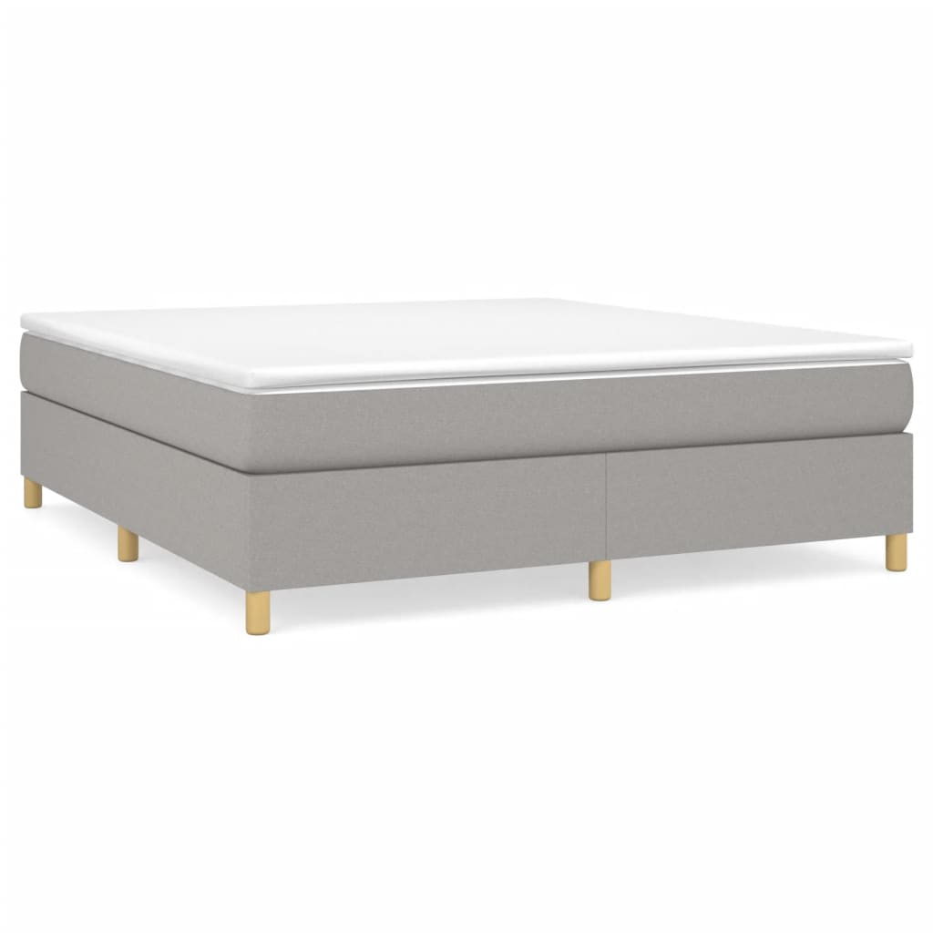 Κρεβάτι Boxspring με Στρώμα Αν. Πράσινο 160x200εκ Υφασμάτινο