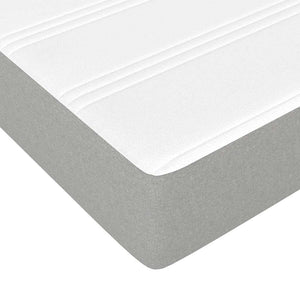 Κρεβάτι Boxspring με Στρώμα Αν. Πράσινο 160x200εκ Υφασμάτινο