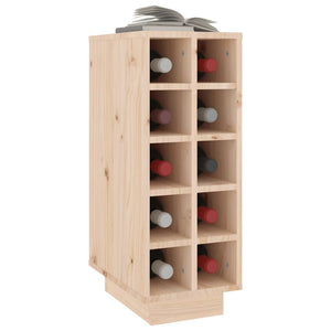 Κάβα Κρασιών 23 x 34 x 61 εκ. από Μασίφ Ξύλο Πεύκου - Pakobazaar