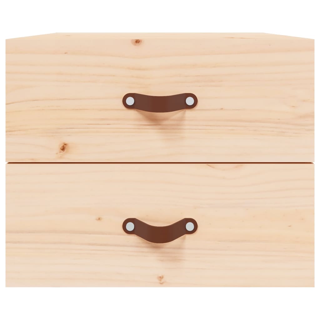 Κομοδίνα Επιτοίχια 2 τεμ. 50 x 36 x 40 εκ.