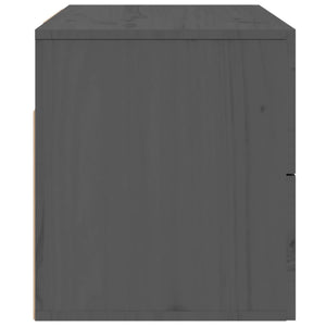 Κομοδίνο Επιτοίχιο Γκρι 50 x 36 x 40 εκ.