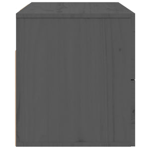 Κομοδίνα Επιτοίχια 2 τεμ. Γκρι Sonoma 50 x 36 x 40 εκ.
