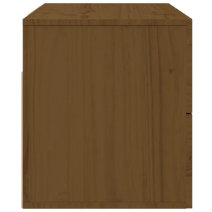 Κομοδίνo Επιτοίχιo Καφέ Μελί 50 x 36 x 40 εκ.