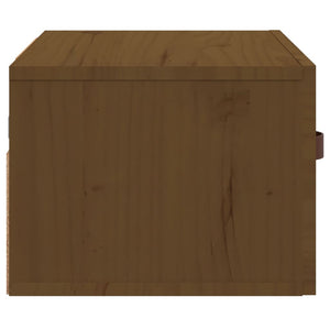 Κομοδίνα Επιτοίχια 2 Τεμ. Καφέ Μελί 40x29,5x22 εκ.