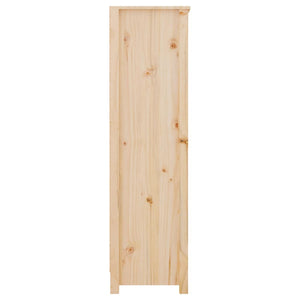 Βιβλιοθήκη 80x35x126 εκ. από Μασίφ Ξύλο Πεύκου