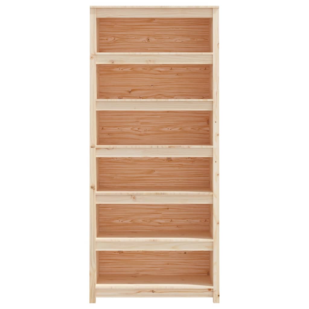 Βιβλιοθήκη 80 x 35 x 183 εκ. από Μασίφ Ξύλο Πεύκου - Pakobazaar