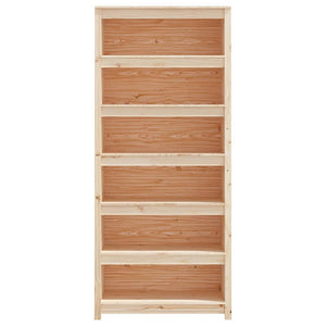 Βιβλιοθήκη 80 x 35 x 183 εκ. από Μασίφ Ξύλο Πεύκου - Pakobazaar