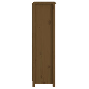 Βιβλιοθήκη Μελί 50x35x125,5 εκ. από Μασίφ Ξύλο Πεύκου