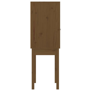 Ντουλάπι Ψηλό Καφέ Μέλι 60x40x120 εκ. από Μασίφ Ξύλο Πεύκου