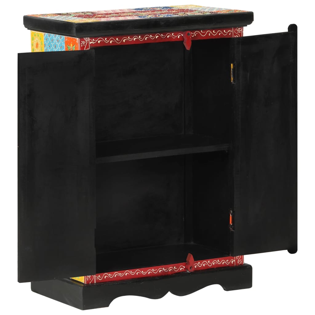 Ντουλάπι με Πόρτες Χειροποίητο 53x30x75 εκ. Μασίφ Ξύλο Μάνγκο