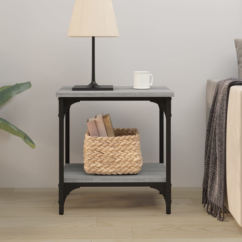 Βοηθητικό Τραπέζι Γκρι Sonoma 40x30x42 εκ. Επεξεργασμένο Ξύλο