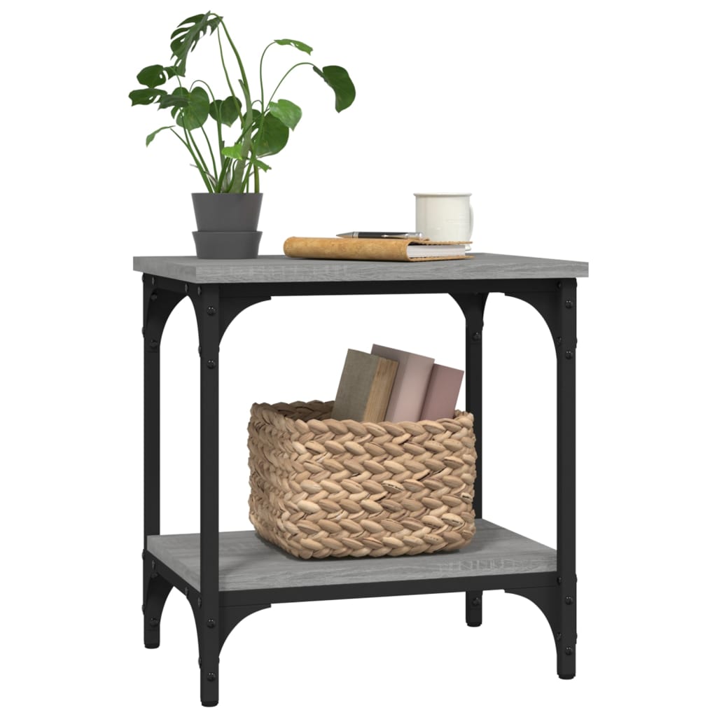 Βοηθητικό Τραπέζι Γκρι Sonoma 40x30x42 εκ. Επεξεργασμένο Ξύλο
