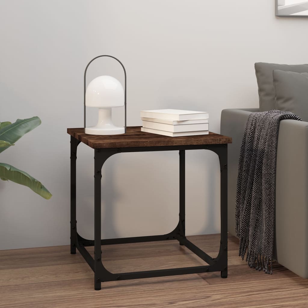 Βοηθητικό Τραπέζι Καπνιστή Δρυς 40x40x40 εκ. Επεξεργασμένο Ξύλο - Pakobazaar