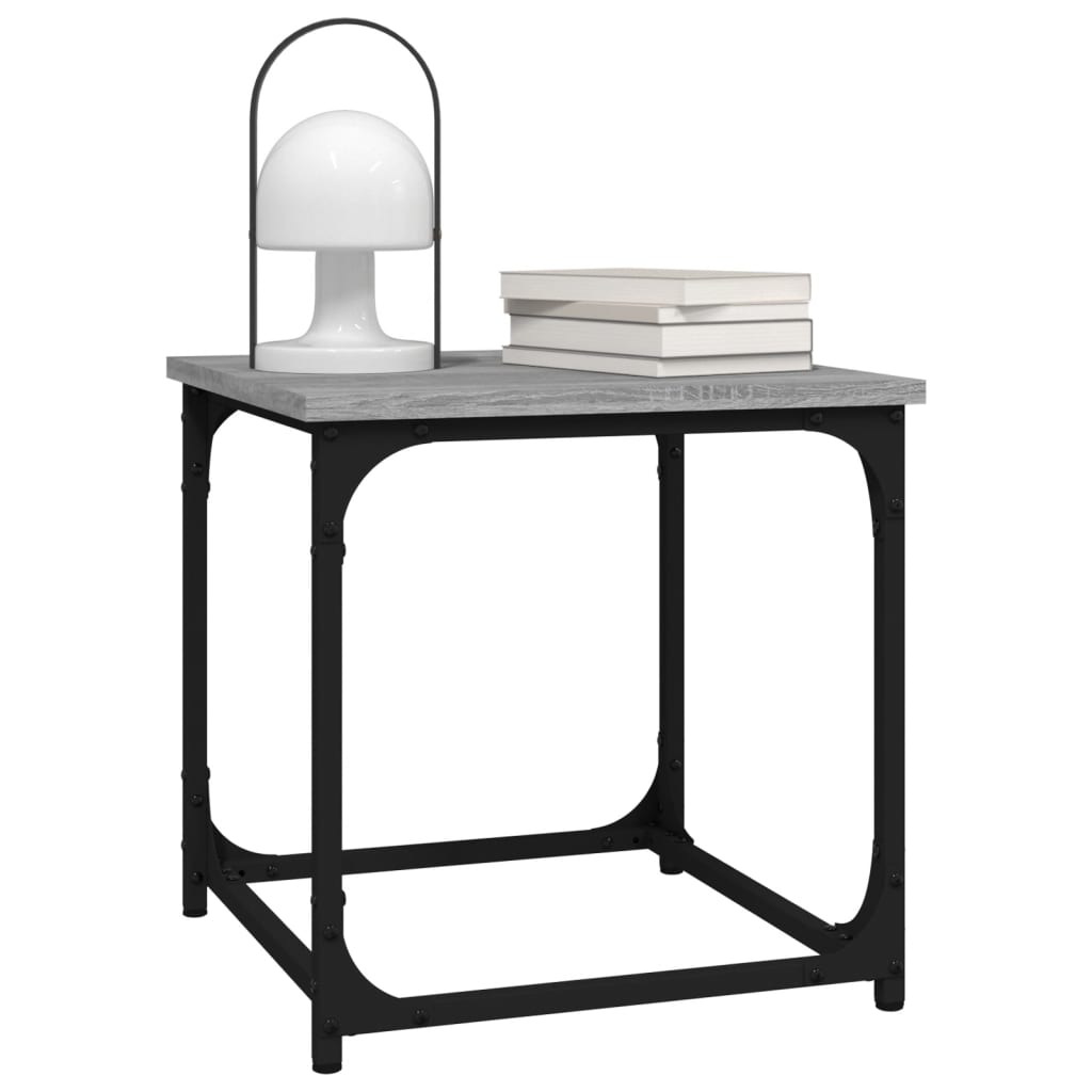 Βοηθητικό Τραπέζι Γκρι Sonoma 40x40x40 εκ. Επεξεργασμένο Ξύλο