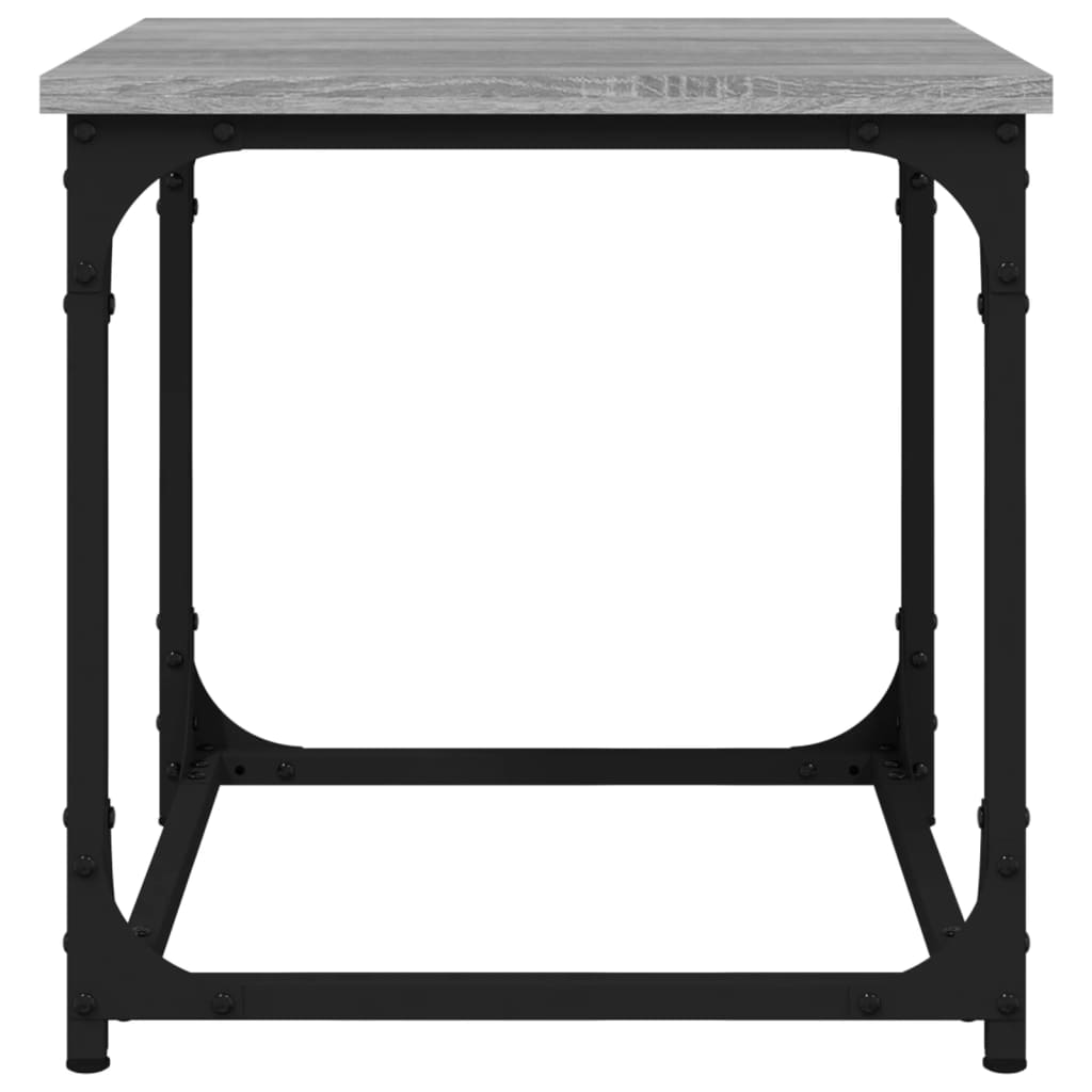 Βοηθητικό Τραπέζι Γκρι Sonoma 40x40x40 εκ. Επεξεργασμένο Ξύλο