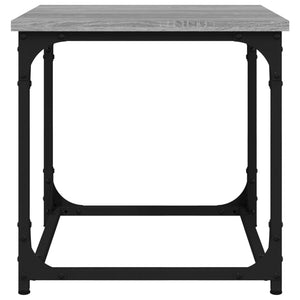 Βοηθητικό Τραπέζι Γκρι Sonoma 40x40x40 εκ. Επεξεργασμένο Ξύλο