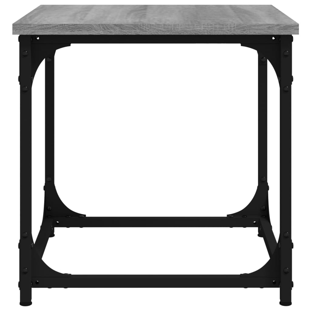 Βοηθητικό Τραπέζι Γκρι Sonoma 40x40x40 εκ. Επεξεργασμένο Ξύλο