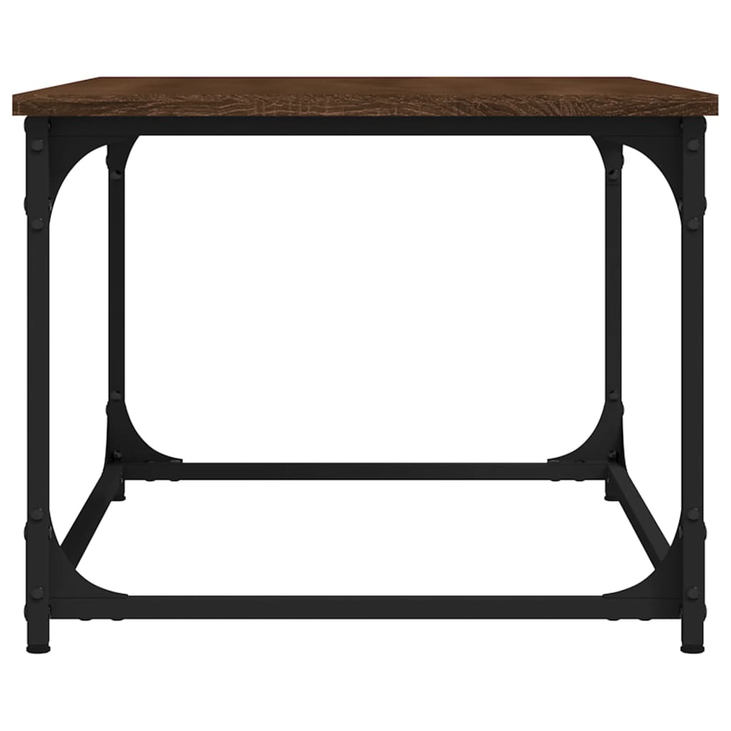 Τραπεζάκι Σαλονιού Καφέ Δρυς 80x50x40 εκ. Επεξεργασμ. Ξύλο - Pakobazaar