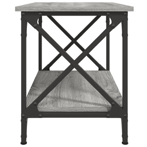 Βοηθητικό Τραπέζι Γκρι Sonoma 55x38x45 εκ. Επεξεργασμένο Ξύλο - Pakobazaar