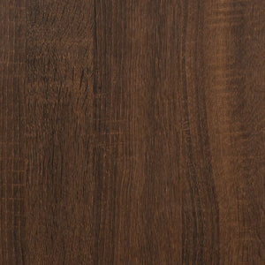 Βοηθητικό Τραπέζι Καφέ Δρυς 55x38x45 εκ. Επεξεργασμένο Ξύλο