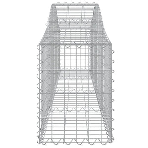 Συρματοκιβώτια Τοξωτά 14 τεμ. 200x30x40/60 εκ. Γαλβαν. Ατσάλι
