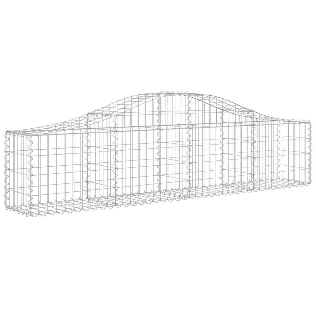 Συρματοκιβώτια Τοξωτά 20 τεμ. 200x30x40/60 εκ. Γαλβαν. Ατσάλι