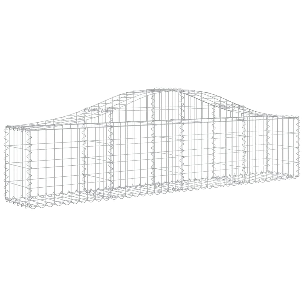 Συρματοκιβώτια Τοξωτά 40 τεμ. 200x30x40/60 εκ. Γαλβαν. Ατσάλι