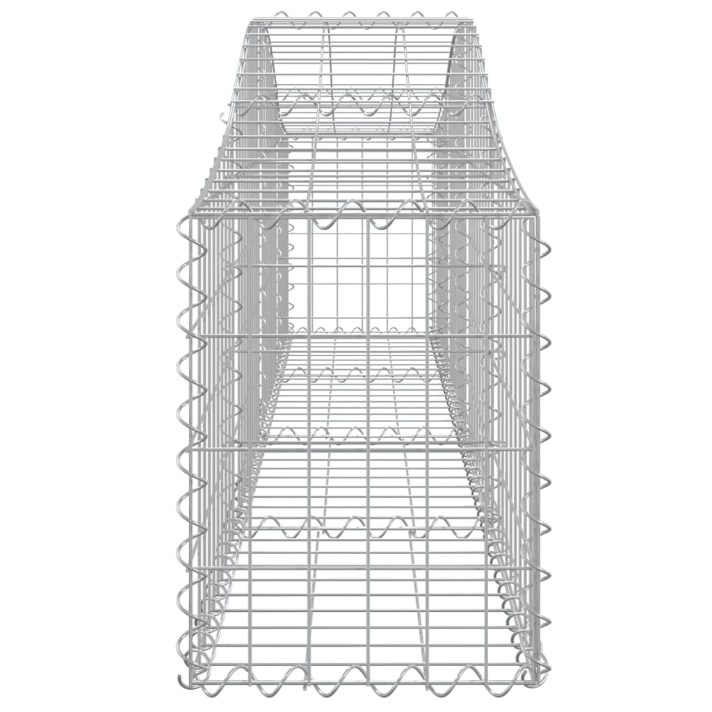 Συρματοκιβώτια Τοξωτά 40 τεμ. 200x30x40/60 εκ. Γαλβαν. Ατσάλι