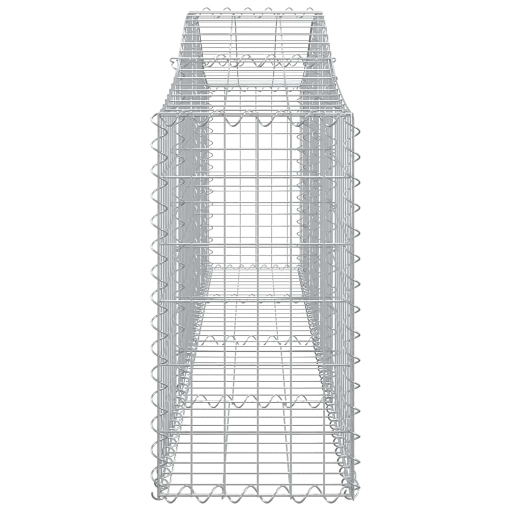 Συρματοκιβώτια Τοξωτά 10 τεμ. 200x30x60/80 εκ. Γαλβαν. Ατσάλι