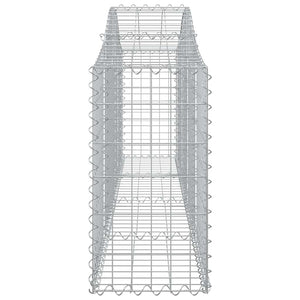 Συρματοκιβώτια Τοξωτά 10 τεμ. 200x30x60/80 εκ. Γαλβαν. Ατσάλι