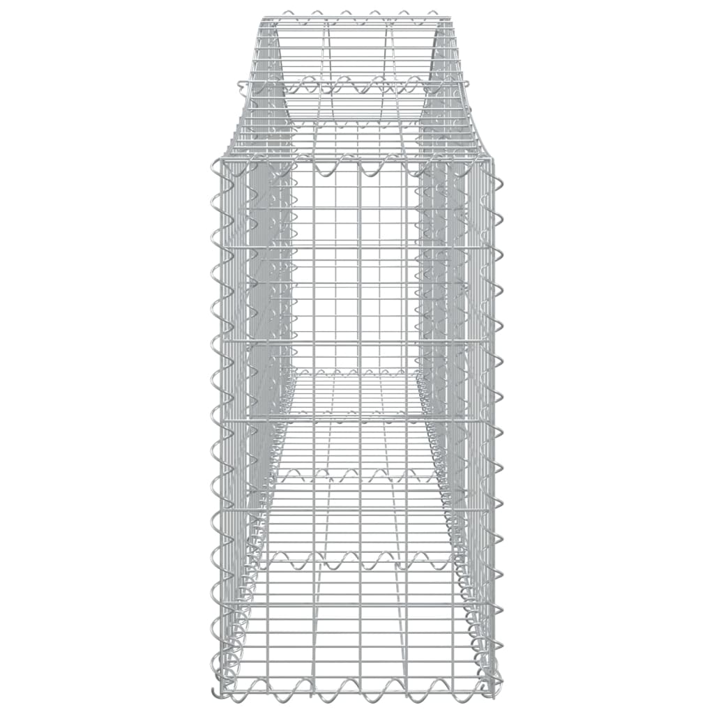 Συρματοκιβώτια Τοξωτά 40 τεμ. 200x30x60/80 εκ. Γαλβαν. Ατσάλι - Pakobazaar