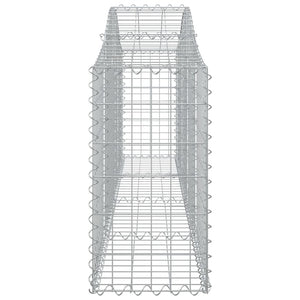 Συρματοκιβώτια Τοξωτά 40 τεμ. 200x30x60/80 εκ. Γαλβαν. Ατσάλι - Pakobazaar