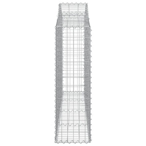 Συρματοκιβώτια Τοξωτά 20 τεμ. 200x30x100/120 εκ. Γαλβαν. Ατσάλι