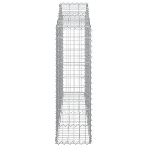 Συρματοκιβώτια Τοξωτά 40 τεμ. 200x30x100/120 εκ. Γαλβαν. Ατσάλι