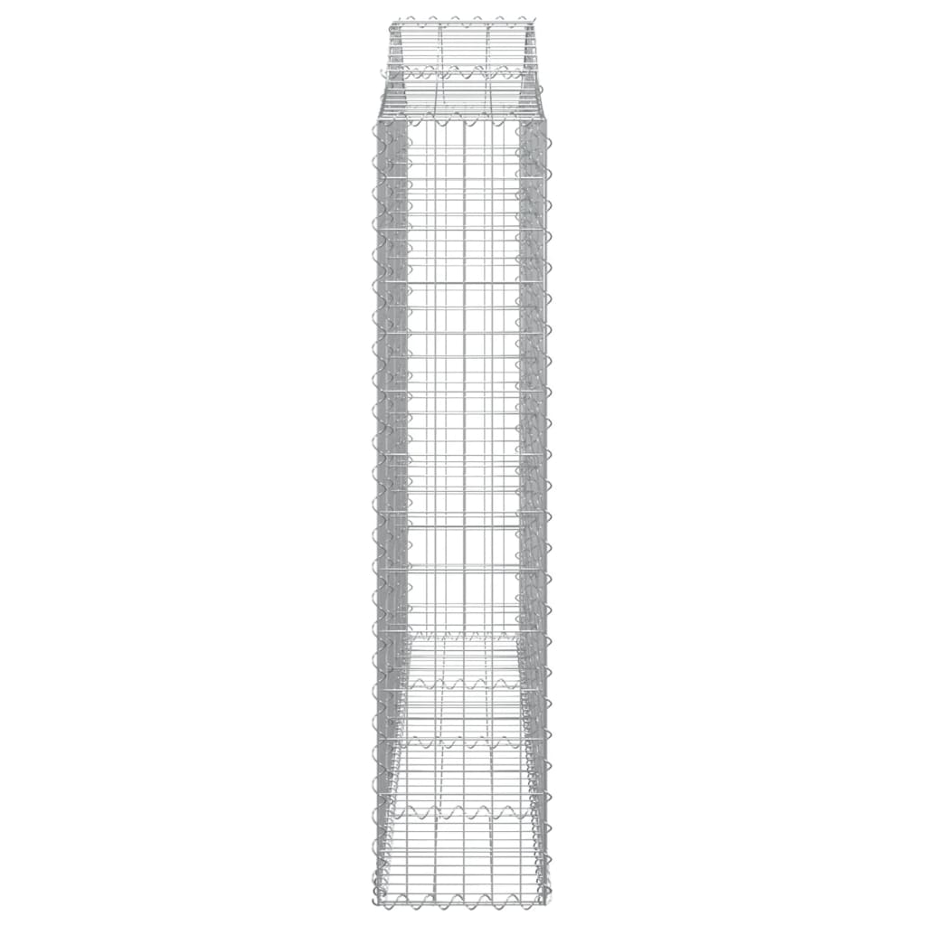 Συρματοκιβώτια Τοξωτά 13 τεμ. 200x30x140/160 εκ. Γαλβαν. Ατσάλι