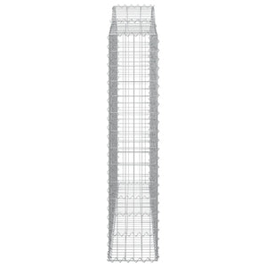 Συρματοκιβώτια Τοξωτά 13 τεμ. 200x30x140/160 εκ. Γαλβαν. Ατσάλι