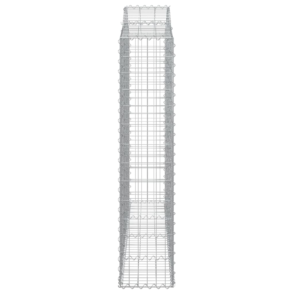 Συρματοκιβώτια Τοξωτά 18 τεμ. 200x30x140/160 εκ. Γαλβαν. Ατσάλι